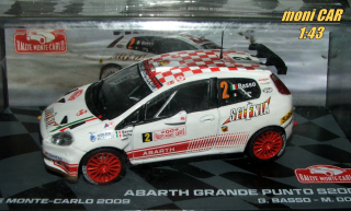 FIAT Grande Punto S2000 No.2 - G. Basso - M. Dotta Rallye Monte Carlo 2009 (1:43) Altaya/IXO