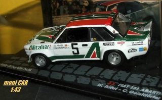FIAT 131 Abarth No.5 - W. Rohrl - C. Geistgorfer - Rally Acropolis 1978 (1:43) Altay/IXO