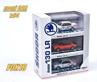 ŠKODA 130 LR - 3-PACK SET 1:64 FOX18