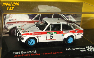 FORD Escort RS No.5 - Jean-Pierre Nicolas - Levrone Vincent - Rally de Portugal 1978 (1:43) Altaya/IXO