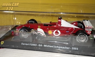 FERRARI F2003 - GA - No.1 - Michael Schumacher - World Champion 2003 (1:24) CENTAURIA